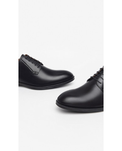 STRINGATE NEROGIARDINI UOMO ILCEA NERO PELLE  LOOK CERIMONIA I302944UE/100