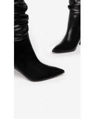 STIVALI NEROGIARDINI DONNA IN PELLE NERO TACCO 7,5 CM ZIP  I205587DE/100