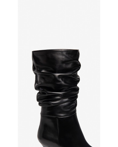 STIVALI NEROGIARDINI DONNA IN PELLE NERO TACCO 7,5 CM ZIP  I205587DE/100