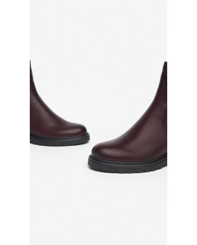 STIVALETTO CHELSEA NEROGIARDINI DONNA GUANTO BORDO' I305990D/613