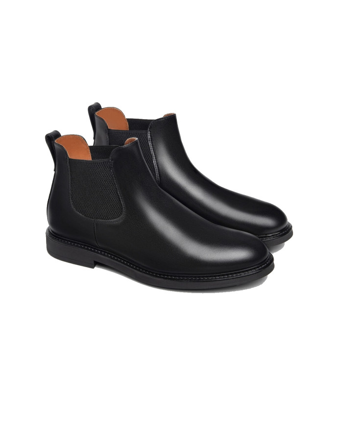 STIVALETTI CHELSEA NEROGIARDINI UOMO IN PELLE NERO I302953UE/100