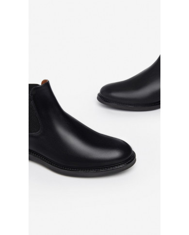 STIVALETTI CHELSEA NEROGIARDINI UOMO IN PELLE NERO I302953UE/100