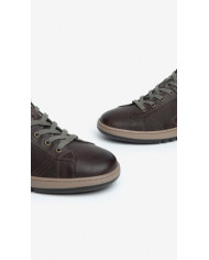 SNEAKERS NEROGIARDINI UOMO IN PELLE OSAKA T.MORO I303040U/300