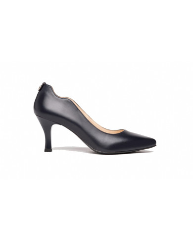 DECOLLETE' NEROGIARDINI DONNA IN PELLE OCEANIA 7,5CM  I113470DE/204