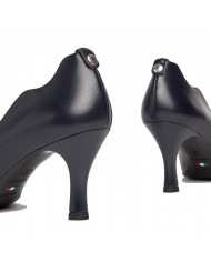 DECOLLETE' NEROGIARDINI DONNA IN PELLE OCEANIA 7,5CM  I113470DE/204