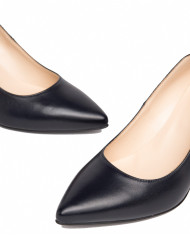 DECOLLETE' NEROGIARDINI DONNA IN PELLE OCEANIA 7,5CM  I113470DE/204