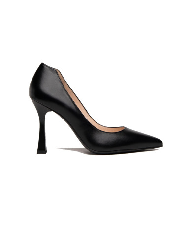 DECOLLETE' NEROGIARDINI DONNA IN PELLE NERO E307071DE/100