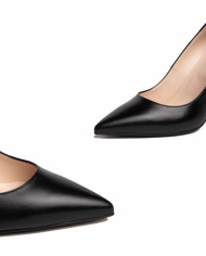 DECOLLETE' NEROGIARDINI DONNA IN PELLE NERO E307071DE/100