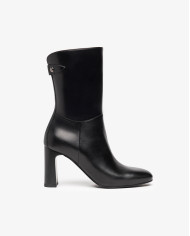 TRONCHETTO NERO GIARDINI VITELLO NERO TACCO 8,5CM I205660DE/100