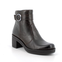 STIVALETTO IGI&CO DONNA IN PELLE CASTAGNO CON TACCO 6,5CM 6660311