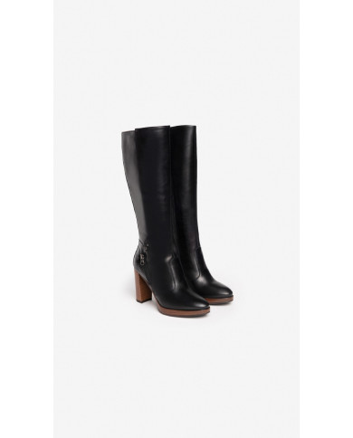 STIVALE CON TACCO NEROGIARDINI DONNA GUANTO NERO ZEUS NERO I205730D/100