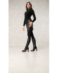 STIVALE CON TACCO NEROGIARDINI DONNA GUANTO NERO ZEUS NERO I205730D/100