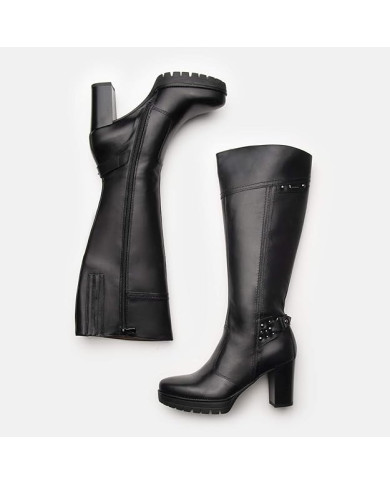 STIVALE CON TACCO NEROGIARDINI DONNA TACCO 8CM A909675D/100