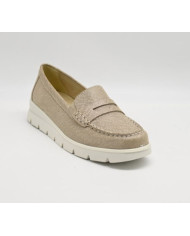 MOCASSINO ENVAL SOFT IDONNA  SCAMOSC.FEDE  CHAMPAGNE 775022