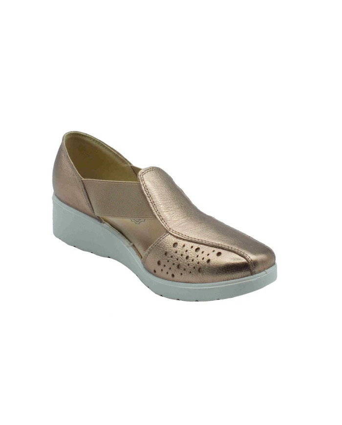 MOCASSINO ENVAL SOFT DONNA  FIORE BOT.OMEGA CHAMPAGNE 7755533