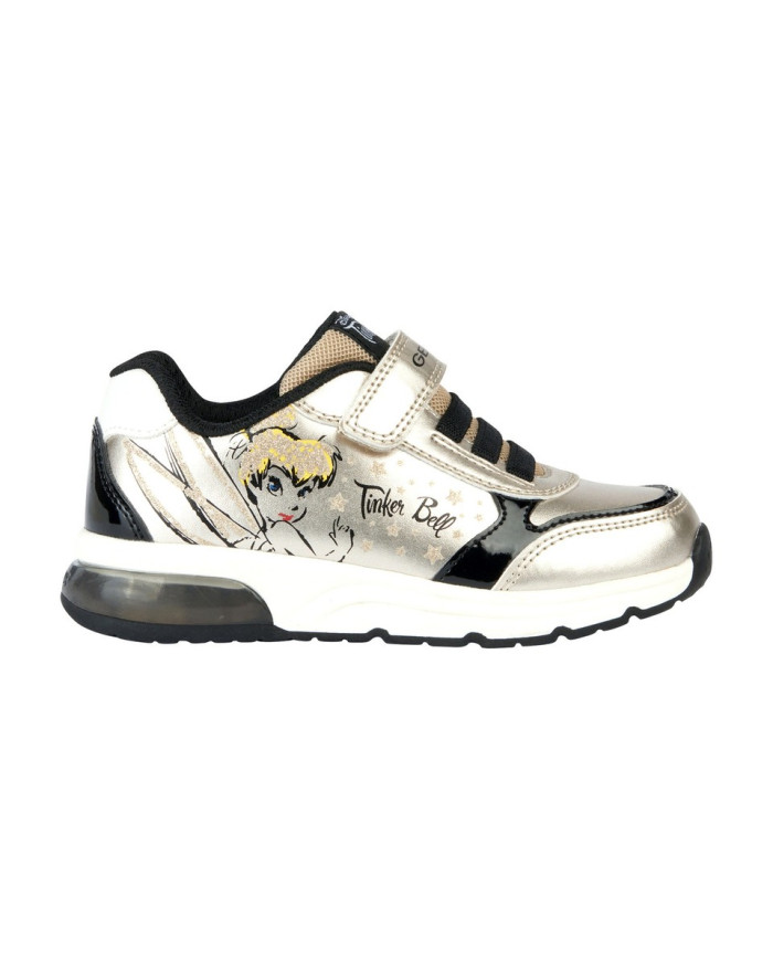 SNEAKERS GEOX BAMBINA J SPACECLUB G.D - GBK PE+VE.SI PALTINO/BLACK TG.28-35 J368VD 0AJ02 C2229/B