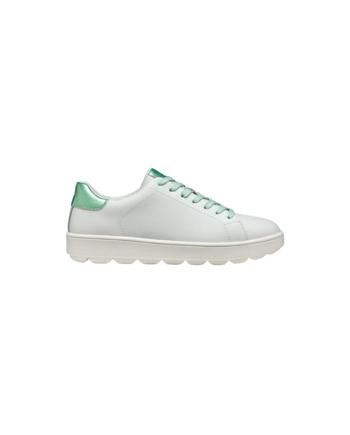 SNEAKERS GEOX DONNA    D SPHERICA ECUB-1 A - VI.RI+SI WHITE/MINT D45WEA 09BNF C1548