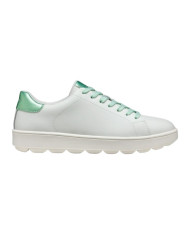 SNEAKERS GEOX DONNA    D SPHERICA ECUB-1 A - VI.RI+SI WHITE/MINT D45WEA 09BNF C1548