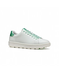 SNEAKERS GEOX DONNA    D SPHERICA ECUB-1 A - VI.RI+SI WHITE/MINT D45WEA 09BNF C1548