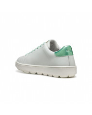 SNEAKERS GEOX DONNA    D SPHERICA ECUB-1 A - VI.RI+SI WHITE/MINT D45WEA 09BNF C1548
