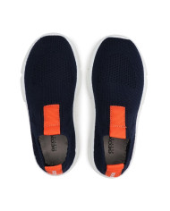 SNEAKERS GEOX BAMBINO J ARIL B. A - TESS. A MAGLIA NAVY/ORANGE J02DMA 0006K C0820