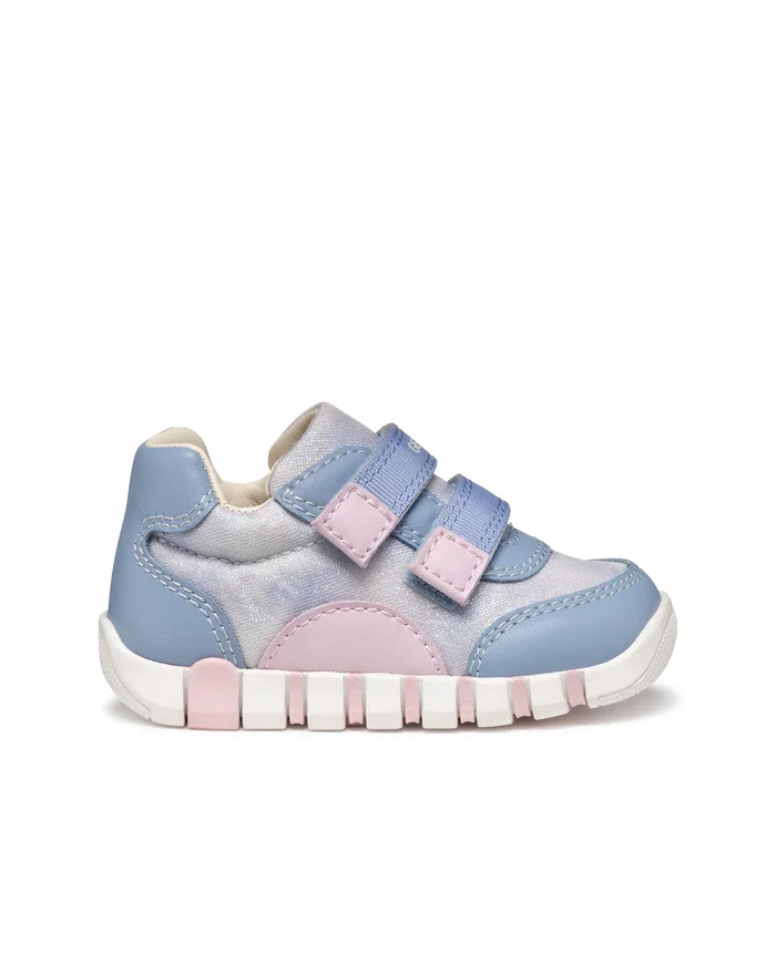 SNEAKERS GEOX BAMBINA PRIMI PASSI B IUPIDOO G. A - TESS.BRIL+GBK LT AVIO/PINK B3558A 0AS54 C4YE8 
