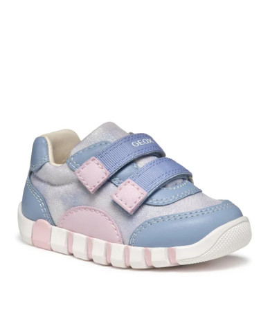 SNEAKERS GEOX BAMBINA PRIMI PASSI B IUPIDOO G. A - TESS.BRIL+GBK LT AVIO/PINK B3558A 0AS54 C4YE8 