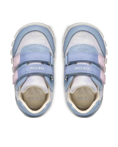 SNEAKERS GEOX BAMBINA PRIMI PASSI B IUPIDOO G. A - TESS.BRIL+GBK LT AVIO/PINK B3558A 0AS54 C4YE8 