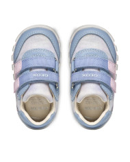 SNEAKERS GEOX BAMBINA PRIMI PASSI B IUPIDOO G. A - TESS.BRIL+GBK LT AVIO/PINK B3558A 0AS54 C4YE8 