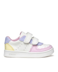 SNEAKERS GEOX PRIMI PASSI BAMBINA  B ECLYPER A - VIT.SINT.  WHITE/LT YELLOW  B555MA 000BC C1372