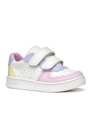 SNEAKERS GEOX PRIMI PASSI BAMBINA  B ECLYPER A - VIT.SINT.  WHITE/LT YELLOW  B555MA 000BC C1372