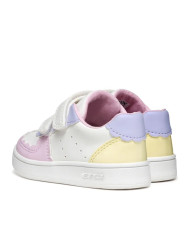 SNEAKERS GEOX PRIMI PASSI BAMBINA  B ECLYPER A - VIT.SINT.  WHITE/LT YELLOW  B555MA 000BC C1372