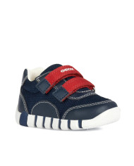 SNEAKERS GEOX BAMBINO PRIMI PASSI  B IUPIDOO B. C - MESH+GEOBUCK  NAVY  B3555C 01454 C4002