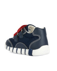 SNEAKERS GEOX BAMBINO PRIMI PASSI  B IUPIDOO B. C - MESH+GEOBUCK  NAVY  B3555C 01454 C4002