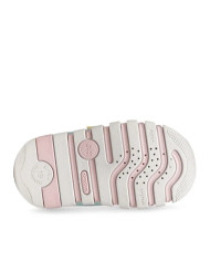 SNEAKERS GEOX PRIMI PASSI BAMBINA  B IUPIDOO G. A - MESH+GEOBUCK  LT PINK/WATERSEA  B3558A 01454 C8343
