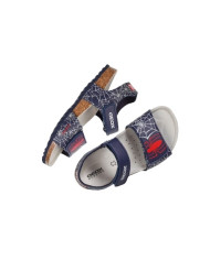 SANDALI BAMBINO J GHITA B. E - SINT.STAMP. NAVY/RED SPIDER-MAN TG.28-35 J458LE 0006A C0735/B