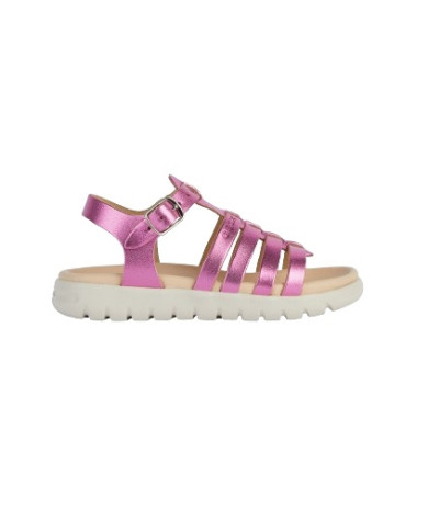 SANDALI GEOX BAMBINA J S.SOLEIMA G. B - VIT.METAL.  FUCHSIA TG:28-35 J35GSB 000CF C8002/B