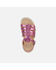 SANDALI GEOX BAMBINA J S.SOLEIMA G. B - VIT.METAL.  FUCHSIA TG:28-35 J35GSB 000CF C8002/B