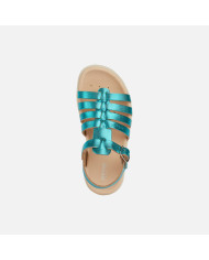 SANDALI GEOX BAMBINA J S.SOLEIMA G. B - VIT.METAL. EMERALD J35GSB 000CF C3035/B tg: 28-35 J35GSB 000CF C3035/B 