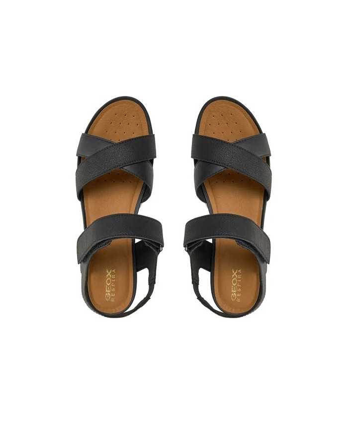 SANDALI GEOX DONNA D S.VEGA B - NBK SIN+SIN.MET   BLACK D45R6B 0EKBN C9999