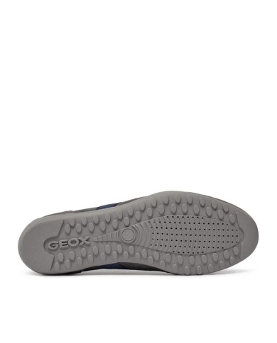 SNEAKERS GEOX UOMO U WELLS A - SCAM.+TESSUTO  DK STONE U45T5A 02211 C9371