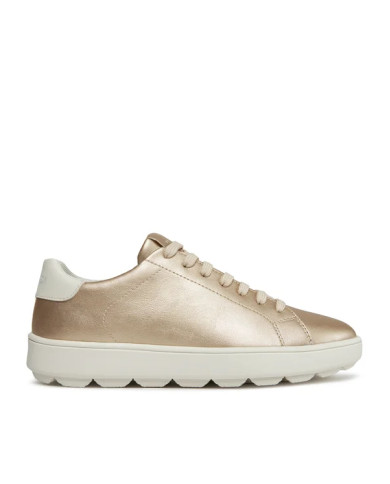 SNEAKERS GEOX DONNA D SPHERICA ECUB-1 GOLD/OPTIC WHITE D45WEA 0NFBC C2L1R