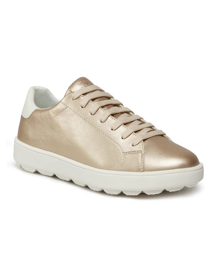 SNEAKERS GEOX DONNA D SPHERICA ECUB-1 GOLD/OPTIC WHITE D45WEA 0NFBC C2L1R