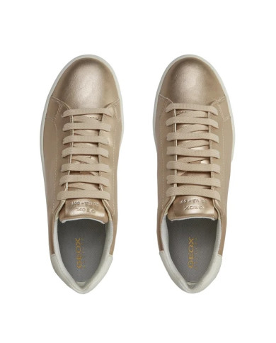 SNEAKERS GEOX DONNA D SPHERICA ECUB-1 GOLD/OPTIC WHITE D45WEA 0NFBC C2L1R
