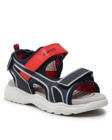 SANDALI GEOX S.SPLUSH  NAVY/RED J35GPA 014CE C0735 tg:36,37