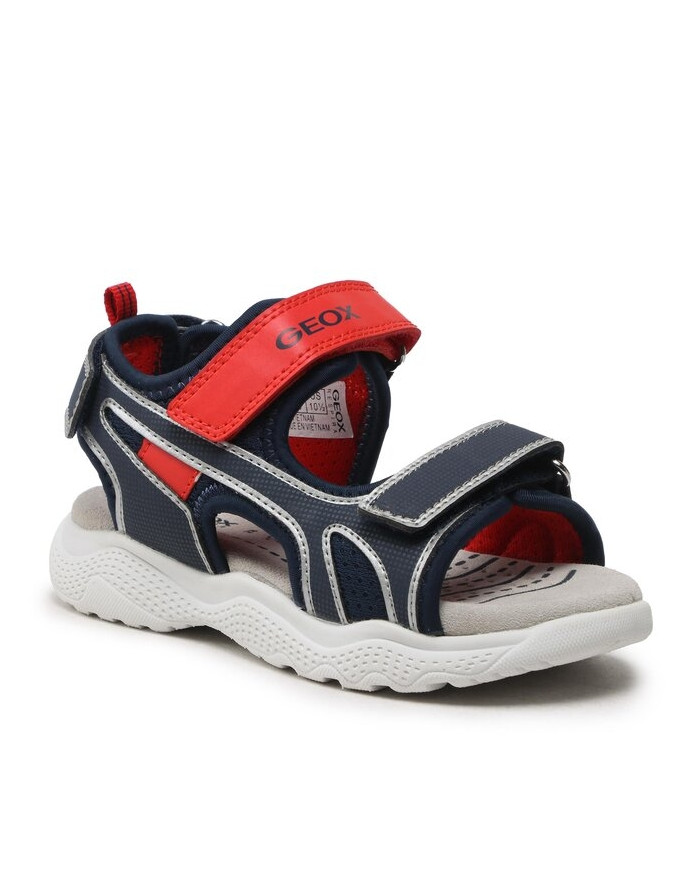 SANDALI GEOX S.SPLUSH  NAVY/RED J35GPA 014CE C0735 tg:36,37