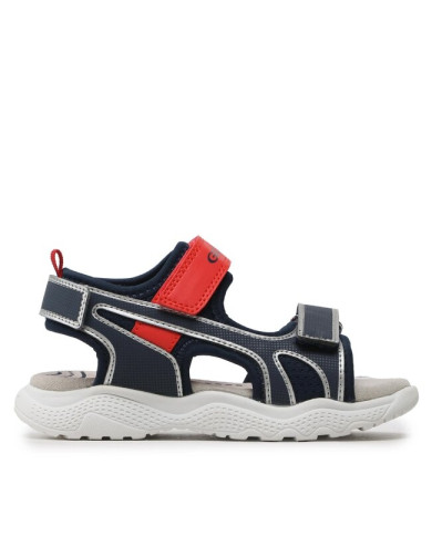 SANDALI GEOX S.SPLUSH  NAVY/RED TG:28-35 J35GPA 014CE C0735