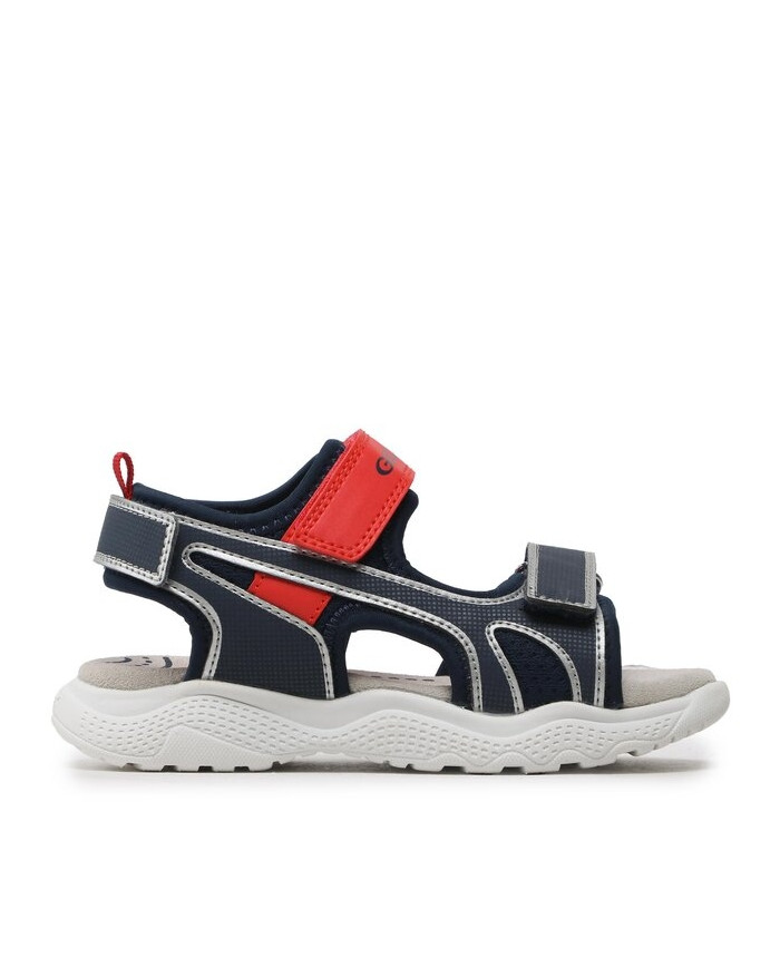 SANDALI GEOX S.SPLUSH  NAVY/RED TG:28-35 J35GPA 014CE C0735