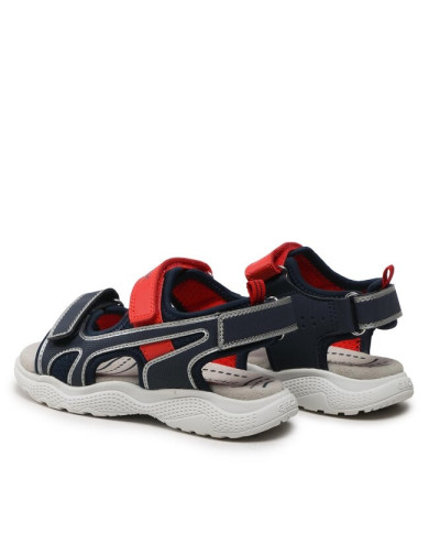 SANDALI GEOX S.SPLUSH  NAVY/RED TG:28-35 J35GPA 014CE C0735
