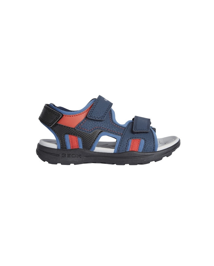 SANDALI GEOX JUNIOR J VANIETT B. B - LYCRA+DBK ST  NAVY/DK BLUE J155XB 015CE CF44M TG:28,29,30,31,32,33,34,35